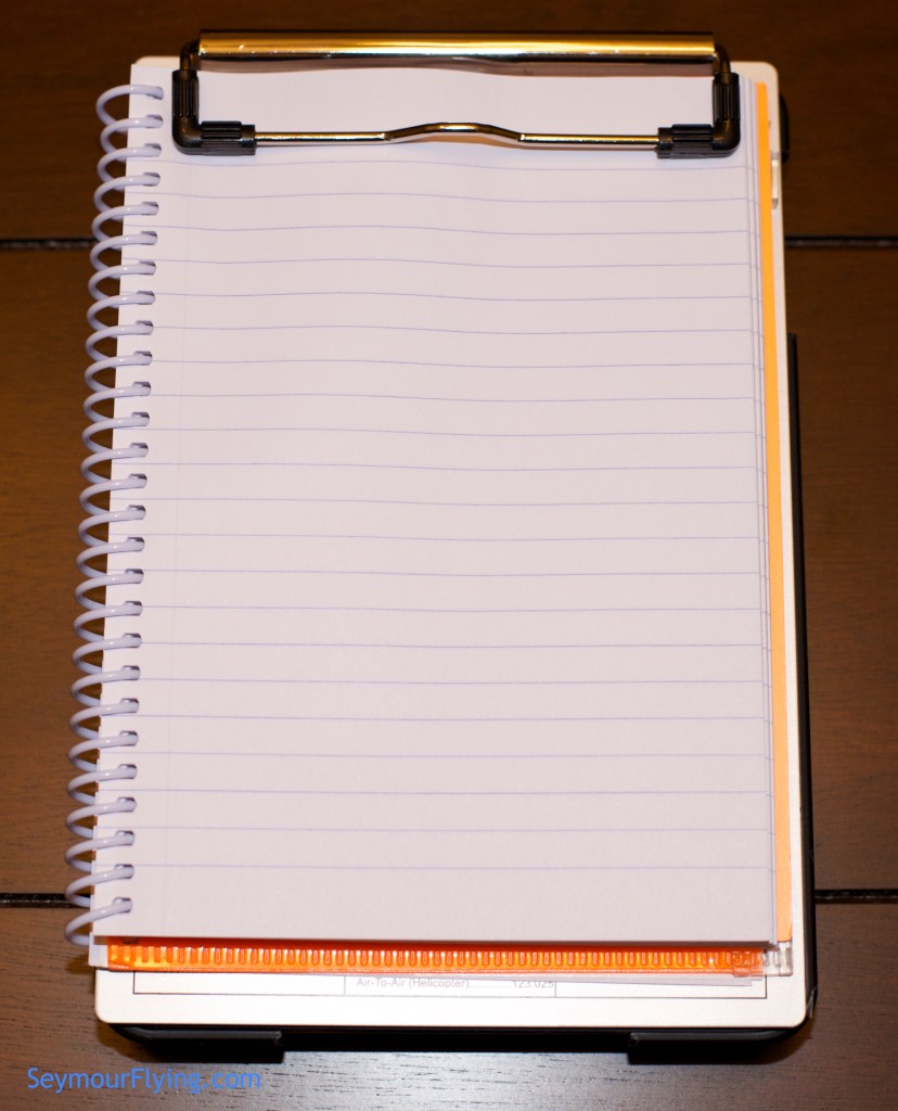 Clipboard with notebook